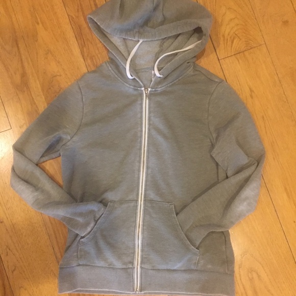 Alternative Tops - Distressed  Hoodie Olive